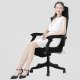Krzesło biurowe Hedo Ergonomiczny, obrotowy fotel biurowy, krzesło z zagłówkiem i podnóżkiem  czarny 9