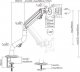 Gembird Uchwyt biurkowy na monitor 17" - 32" (MA-DA1-02) 2