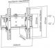 Gembird TV SET ACC WALL MOUNT 23-42"/WM-42T-02 GEMBIRD 2