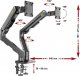NB Uchwyt biurkowy na 2 monitory 27" - 34" (G55) 5