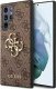 Guess Etui Guess GUHCS23L4GMGBR do Samsung Galaxy S23 Ultra S918 brązowy/brown hardcase 4G Big Metal Logo 1