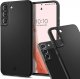 Spigen Etui do Samsung Galaxy S22 obudowa case Spigen Thin Fit Black + Szkło 9