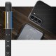 Spigen Etui obudowa Spigen Liquid Air do Samsung Galaxy S22 Matte Black + Szkło 7