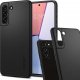 Spigen Etui do Samsung Galaxy S21 FE obudowa case Spigen Thin Fit Black + Szkło 9
