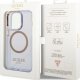 Guess Etui Guess GUHMP14LHTCMU Apple iPhone 14 Pro purpurowy/purple hard case Gold Outline Translucent MagSafe 7
