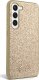 Guess Guess Glitter Flakes Metal Logo Case - Etui Samsung Galaxy S23 (złoty) 2