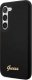 Guess Guess Silicone Script Metal Logo - Etui Samsung Galaxy S23+ (czarny) 1