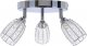 Lampa sufitowa Candellux Shiba lampa sufitowa plafon chromowy 3x15w g9 klosz bezbarwny 1