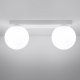 Lampa sufitowa Sollux Przysufitowa lampa listwa Yoli SL.1147 Sollux do kuchni kule biała 1