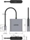 Adapter USB Unitek V1404B USB-C - HDMI x2 Srebrny (V1404B) 5