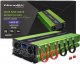 Przetwornica Qoltec Przetwornica napięcia Monolith | ładowanie baterii | UPS | 2000W | 4000W | 12V na 230V | Czysty Sinus | LCD 1