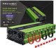 Przetwornica Qoltec Przetwornica napięcia Monolith | ładowanie baterii | UPS | 3000W | 6000W | 12V na 230V | Czysty Sinus | LCD 1