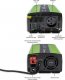 Przetwornica Qoltec Przetwornica napięcia Monolith | ładowanie baterii | UPS | 300W |600W | 12V na 230V | Czysty Sinus 7
