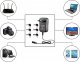 Zasilacz do laptopa Techly Zasilacz sieciowy Techly Uniwersalny Regulowany 3-12V 1A 12W USB 5V 2.1A 4