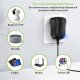Zasilacz do laptopa Techly Zasilacz sieciowy Techly Uniwersalny Regulowany 3-12V 2.25A 27W USB 5V 1A 2