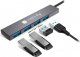 HUB USB Techly Hub USB Techly 4-portowy USB3.2 Gen1 1