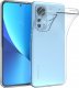 Braders Etui CLEAR CASE 2mm z Osłoną Aparatu do Xiaomi 12 / 12X + Szkło Hartowane Płaskie 1