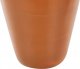 Beliani Wazon dekoracyjny z terakoty 37 cm pomarańczowy KARFI 5