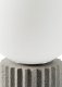 Lampa stołowa Eurofirany Lampa stołowa kula ASPEN 16X16X40 biała + szara 2