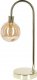 Lampa stołowa Beliani Lampa stołowa metalowa złota RAMIS 2