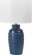 Lampa stołowa Beliani Lampa stołowa ceramiczna niebieska PERLIS 1