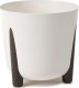 Lamela Doniczka Osłonka Frida ECO Kremowy Lamela 26 cm 1