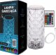 Lampa stołowa Smart Hardware KRYSZTAŁOWA LAMPA ŚWIECĄCA LED 1
