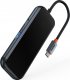 HUB USB Baseus Adapter 4w1 Baseus Hub USB-C na 4xUSB 3.0 (ciemny szary) 1