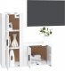 vidaXL vidaXL Zestaw 2 szafek TV, biały, połysk, materiał drewnopochodny 3