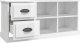 vidaXL vidaXL Szafka pod TV, wysoki połysk, biała, 102x35,5x47,5 cm 7