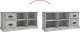 vidaXL vidaXL Szafka pod TV, szarość betonu, 102x35,5x47,5 cm 9