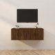 vidaXL vidaXL Wiszące szafki TV, 2 szt., brązowy dąb, 57x34,5x40 cm 1