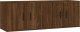 vidaXL vidaXL Wiszące szafki TV, 2 szt., brązowy dąb, 57x34,5x40 cm 1