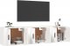 vidaXL vidaXL Wiszące szafki telewizyjne, 3 szt., białe, 57x34,5x40 cm 2