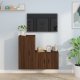 vidaXL vidaXL Zestaw 2 szafek pod TV, brązowy dąb, materiał drewnopochodny 1