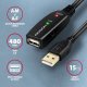 Kabel USB Axagon USB-A - USB-A 15 m Czarny (ADR-215) 2