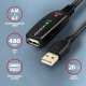 Kabel USB Axagon USB-A - USB-A 20 m Czarny (ADR-220) 2