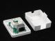 NetRack gniazdo kompletne natynkowe 1xRJ45 FTP kat5e (NP519) 2