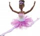 Lalka Barbie Mattel Baletnica Magiczne światełka Brunetka HLC26 4