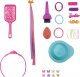 Lalka Barbie Mattel Głowa do stylizacji Neonowa tęcza Blond włosy HMD78 2