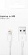 Kabel USB Alogy USB-A - Lightning 2 m Biały 12
