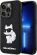 Karl Lagerfeld Etui Karl Lagerfeld KLHCP14X3DRKHNK Apple iPhone 14 Pro Max czarny/black hardcase Rubber Choupette 3D 1