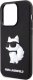 Karl Lagerfeld Etui Karl Lagerfeld KLHCP14X3DRKHNK Apple iPhone 14 Pro Max czarny/black hardcase Rubber Choupette 3D 5