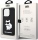 Karl Lagerfeld Etui Karl Lagerfeld KLHCP14X3DRKHNK Apple iPhone 14 Pro Max czarny/black hardcase Rubber Choupette 3D 7