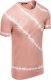 Ombre T-shirt męski bawełniany TIE DYE - różowy V2 S1622 XL 1