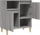 vidaXL Komoda, szary dąb sonoma, 60x35x70 cm, materiał drewnopochodny 4