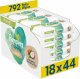Pampers Chusteczki nawilżane Harmonie Coco 0% plastiku 18x44 szt. 1