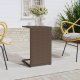 vidaXL vidaXL Stolik w kształcie litery C, brązowy, 40x35x60 cm, polirattan 1