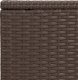 vidaXL vidaXL Stolik w kształcie litery C, brązowy, 40x35x60 cm, polirattan 5