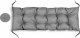 AIO FACTORY PODUSZKA OGRODOWA 120X40 CM WODOODPORNA SZARA 1